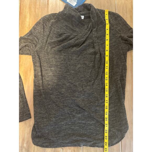 Isabel Marant Assymetrical Gray Long Sleeve Top normcore minimalist SIZE 38/M - Picture 4 of 7